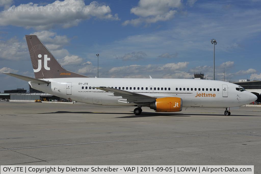 OY-JTE, 1995 Boeing 737-3L9 C/N 27834, Jet Time Boeing 737-300