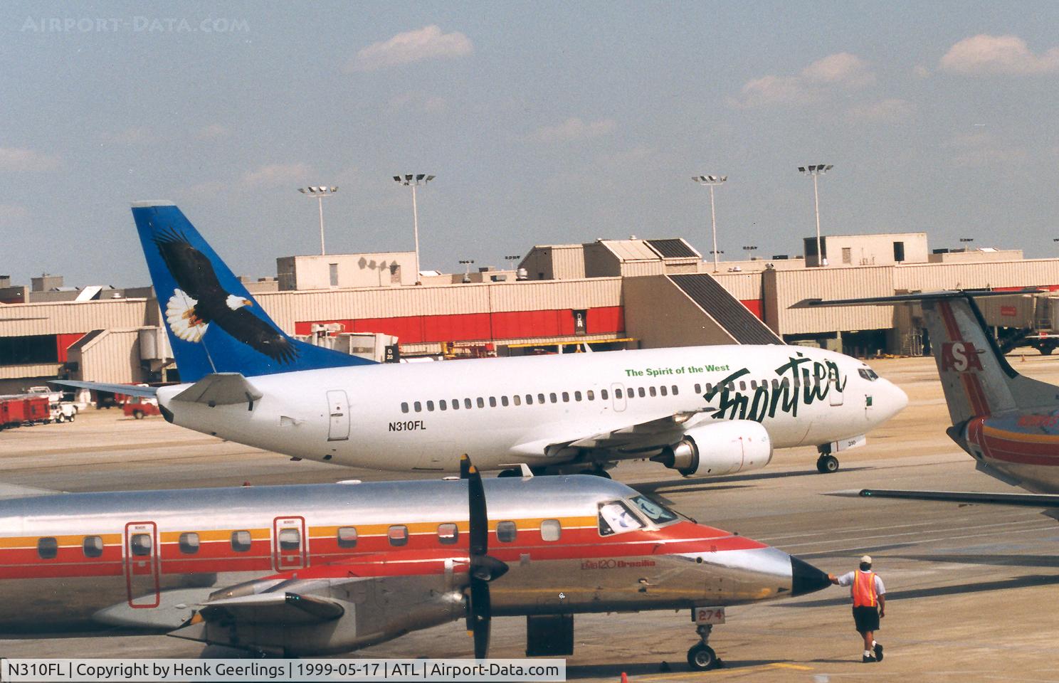 N310FL, 1992 Boeing 737-3L9 C/N 26440, Frontier