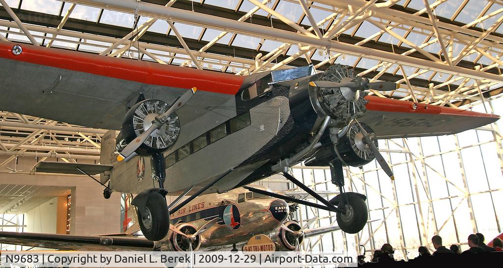 N9683, 1929 Ford 5-AT-B Tri-Motor C/N 39, She toured the US and Canada for many years before retiring to the NASM.