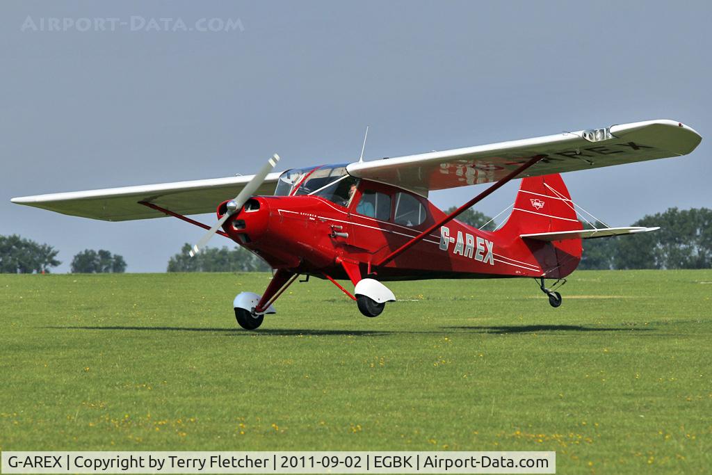 G-AREX, 1948 Aeronca 15AC Sedan C/N 15AC-61, At 2011 LAA Rally