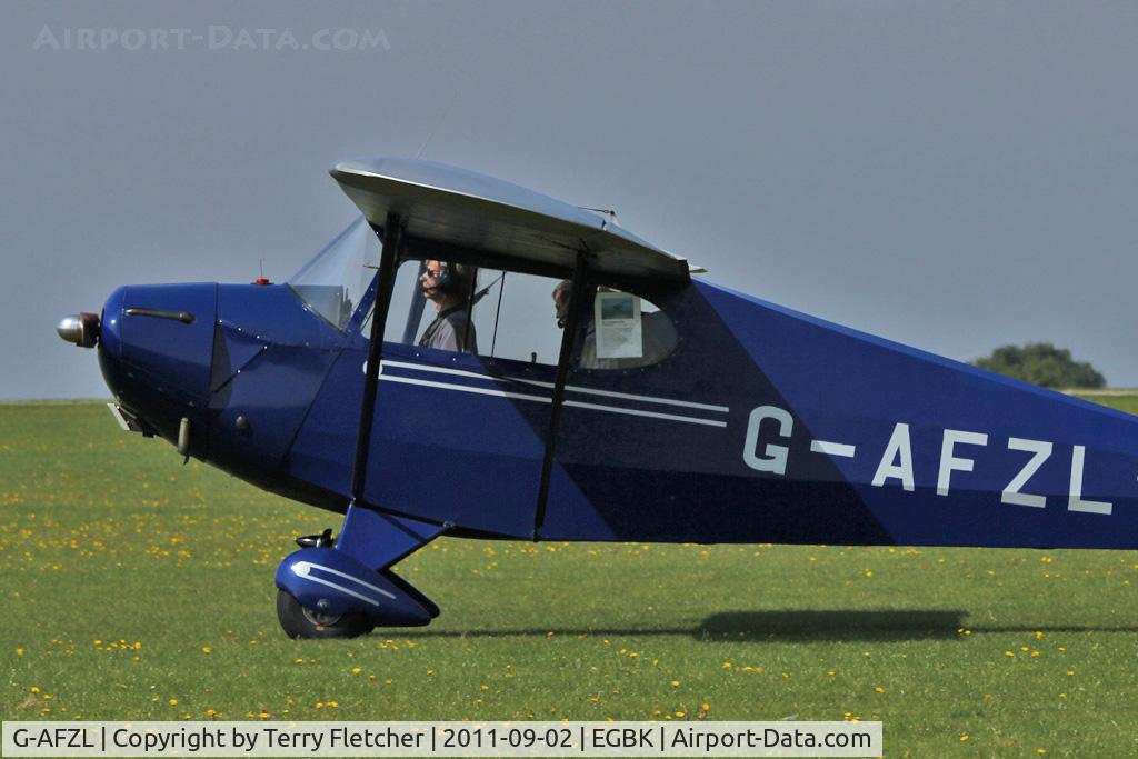 G-AFZL, 1939 Porterfield CP-50 Collegiate C/N 581, At 2011 LAA Rally