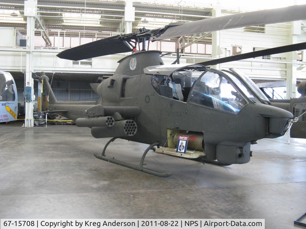 67-15708, 1967 Bell AH-1S Cobra C/N 20372, Bell AH-1S Cobra at the Pacific Aviation Museum on Ford Island, HI.