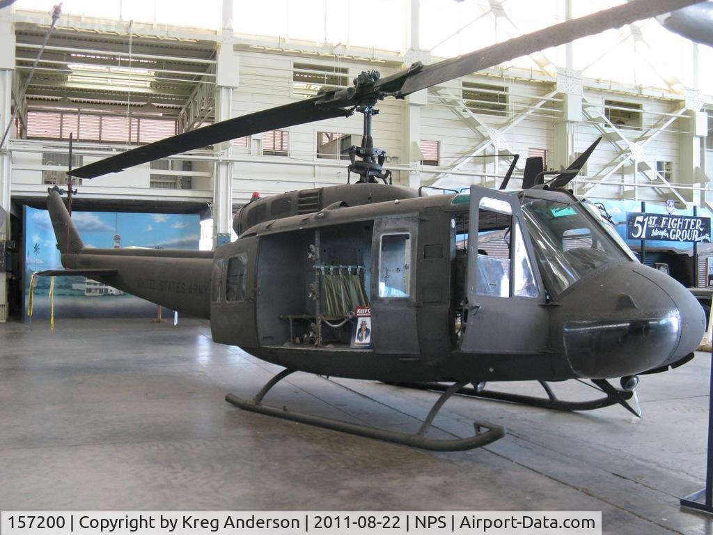157200, Bell HH-1K Iroquois C/N 6324, Bell UH-1 Huey at the Pacific Aviaion Museum on Ford Island, HI.