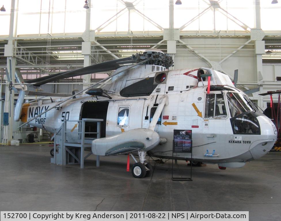 152700, 1967 Sikorsky SH-3H Sea King C/N 61356, Sikorsky SH-3H Sea King at the Pacific Aviation Museum on Ford Island, HI.