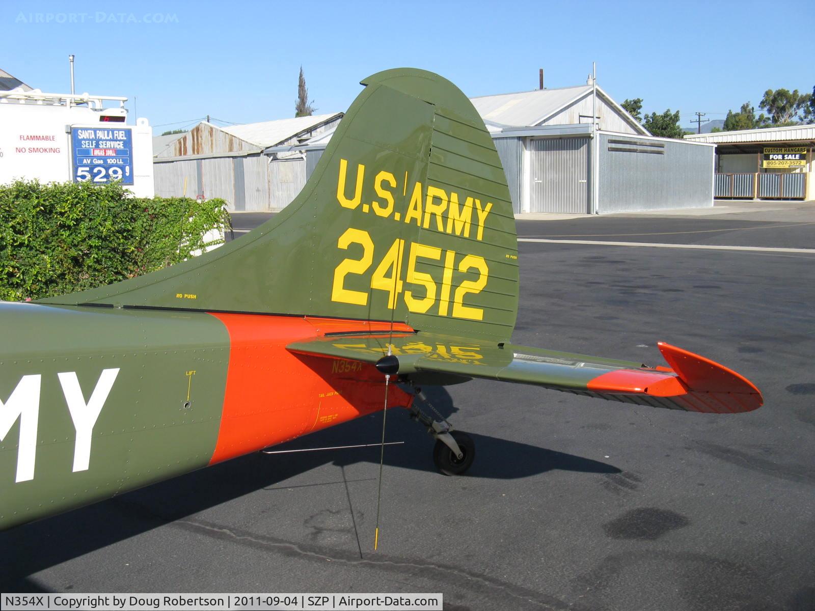 N354X, 1957 Cessna L-19E Bird Dog C/N 24512, 1957 Cessna L-19E BIRD DOG, Continental O-470-11B 213 Hp, DF antennas-each horizontal stabilizer