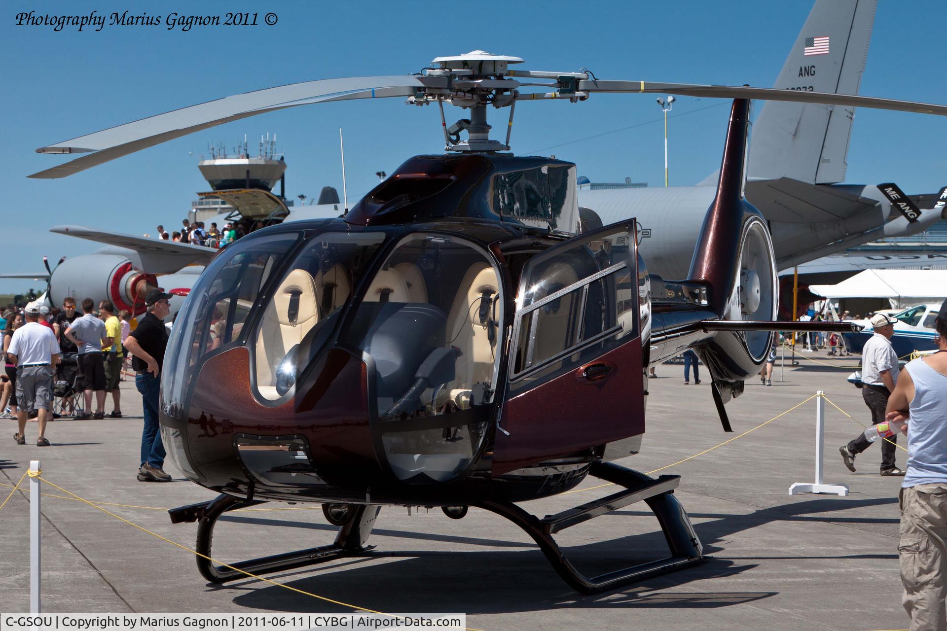 C-GSOU, 2009 Eurocopter EC-130B-4 (AS-350B-4) C/N 4820, Seen at Bagotville International Air Show 2011, CFB Bagotville