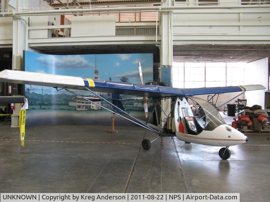 UNKNOWN, Ultralights various C/N Unknown, A Quicksilver GT-400 tucked in the back of the Pacific Aviation Museum on Ford Isand, HI.