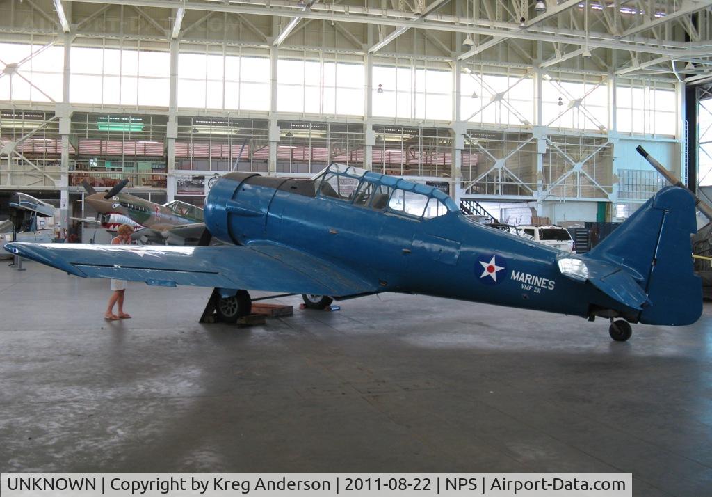 UNKNOWN, Miscellaneous Various C/N unknown, North AmericanT-6 Texan at the Pacific Aviation Museum on Ford Island, HI.