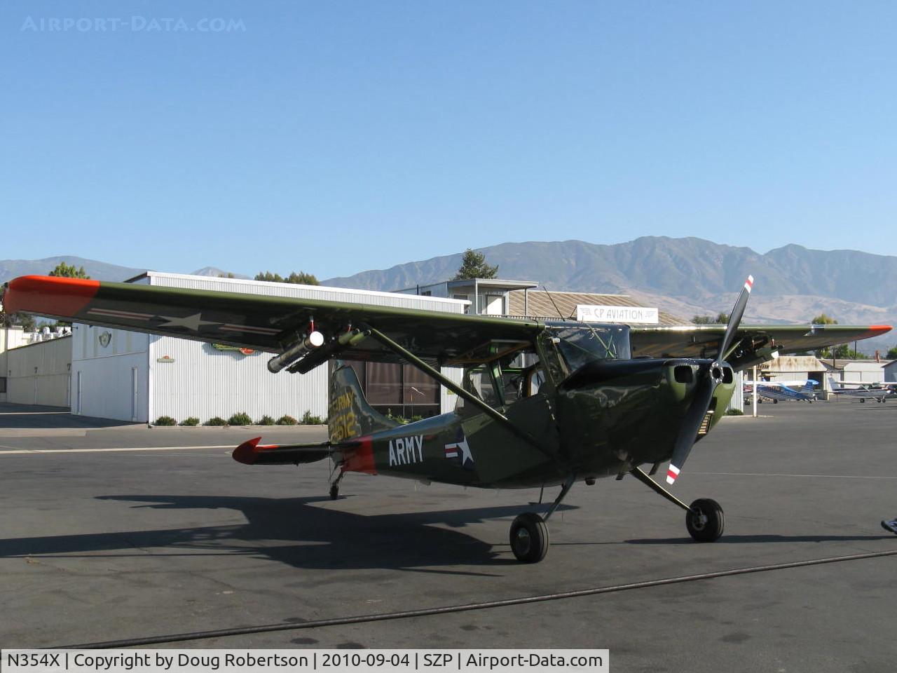 N354X, 1957 Cessna L-19E Bird Dog C/N 24512, 1957 Cessna L-19E BIRD DOG, Continental O-470-11B 213 Hp, NOTE: This aircraft of stunning appearance and authentically marked is 1957 manufacture FAA first-registered in 1983. Refueling