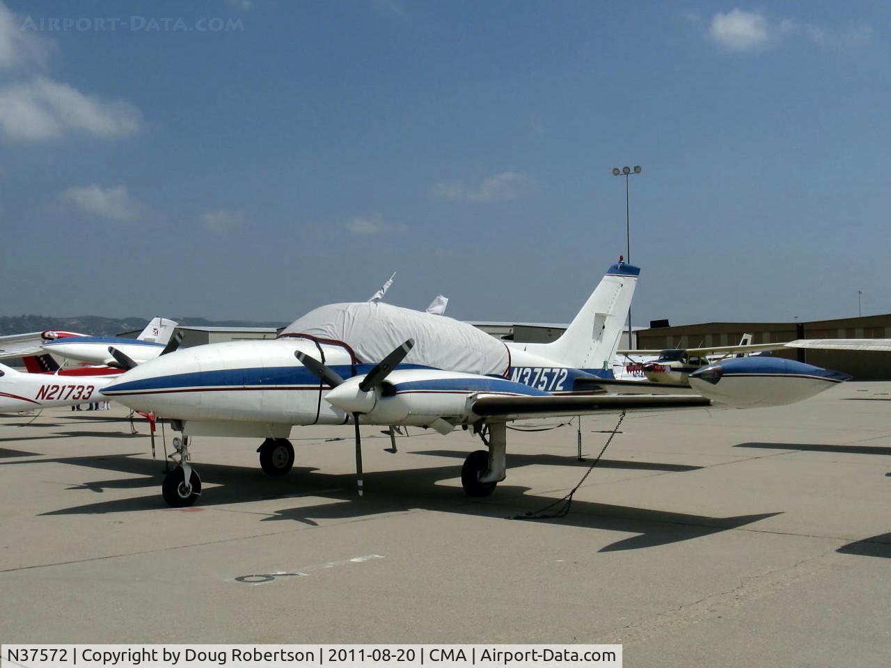 N37572, 1977 Cessna T310R C/N 310R1001, 1977 Cessna TURBO T310R, two Continental TSIO-520-MB 285 Hp each, identifiable by lengthened nose