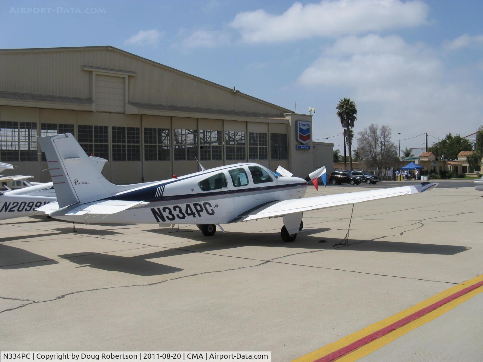N334PC, 1990 Beech F33A Bonanza C/N CE-1534, 1990 Beech F33A BONANZA, Continental IO-520-BA 285 Hp