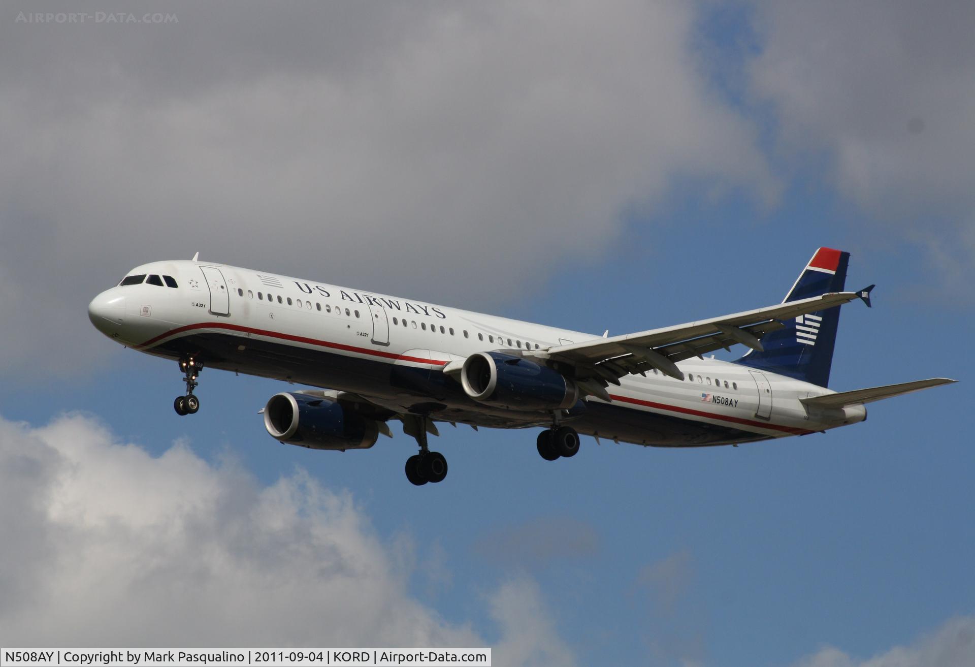 N508AY, 2008 Airbus A321-231 C/N 3740, Airbus A321