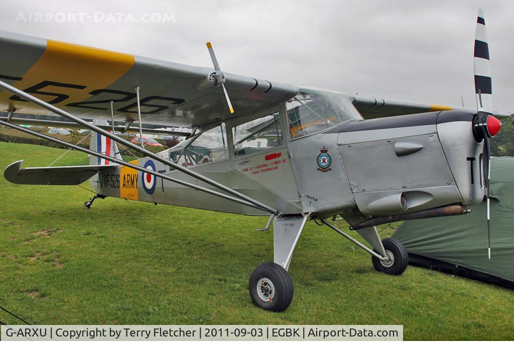 G-ARXU, 1945 Auster 6A Tugmaster (Mod) C/N 2295, At 2011 LAA Rally