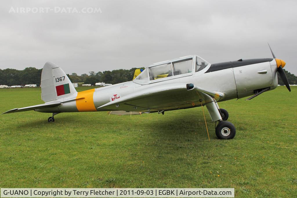 G-UANO, 1959 OGMA DHC-1 Chipmunk T.20 C/N OGMA-57, At 2011 LAA Rally