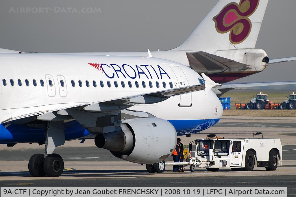 9A-CTF, 1991 Airbus A320-211 C/N 258, CDG T1