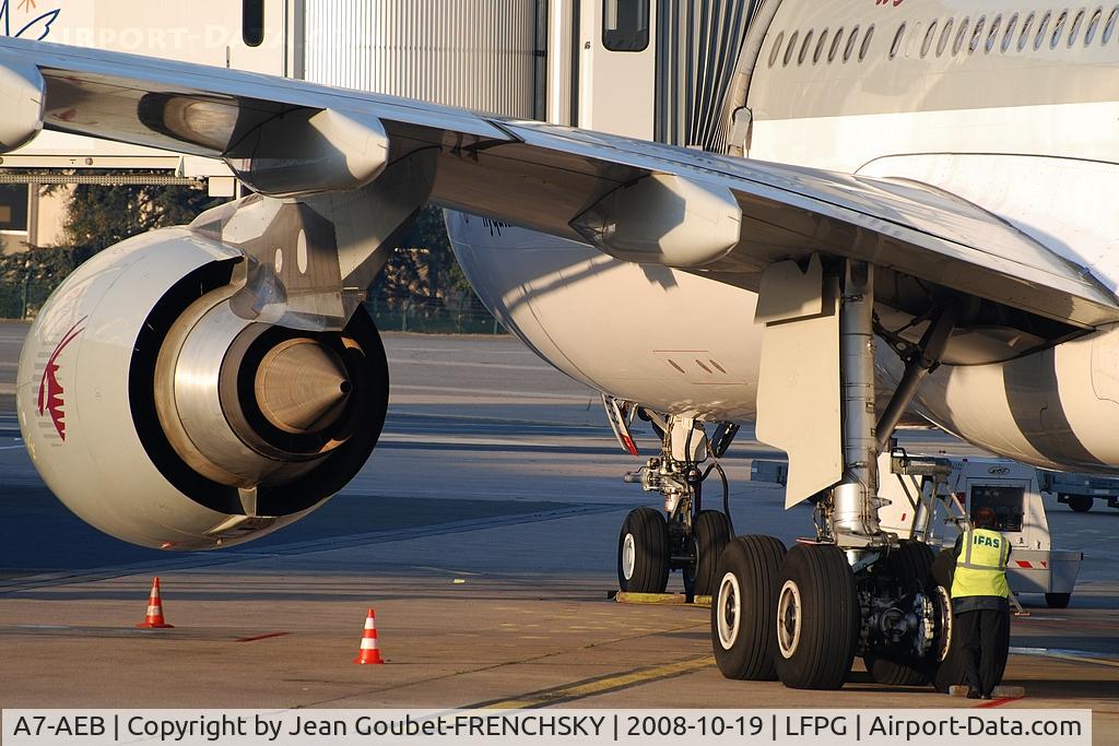 A7-AEB, 2004 Airbus A330-302 C/N 637, CDG T1