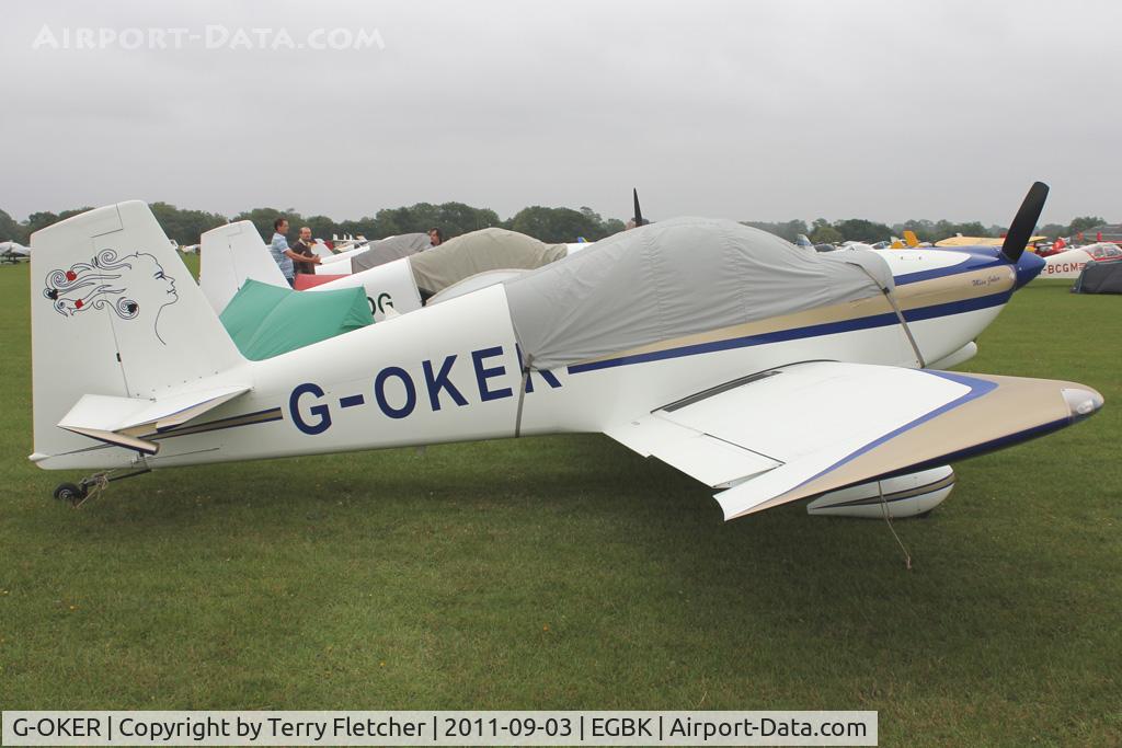 G-OKER, 2004 Vans RV-7 C/N PFA 323-14233, At 2011 LAA Rally