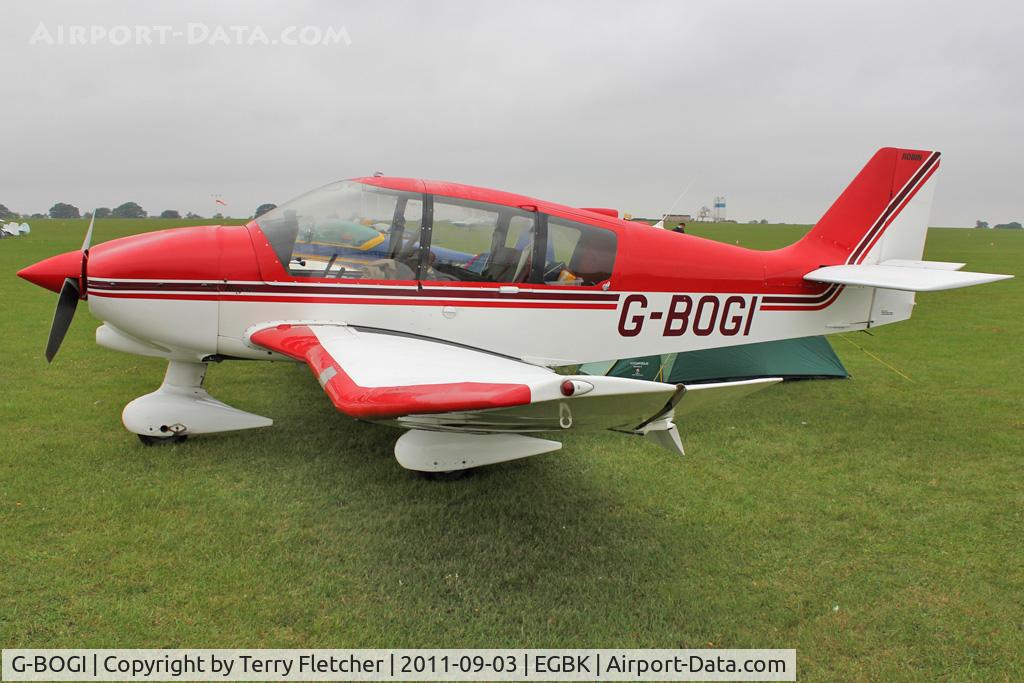 G-BOGI, 1988 Robin DR-400-180 Regent Regent C/N 1821, At 2011 LAA Rally