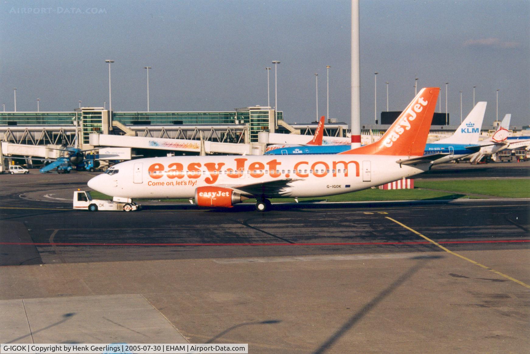 G-IGOK, 1999 Boeing 737-36N C/N 28594, EasyJet , spcl cs 