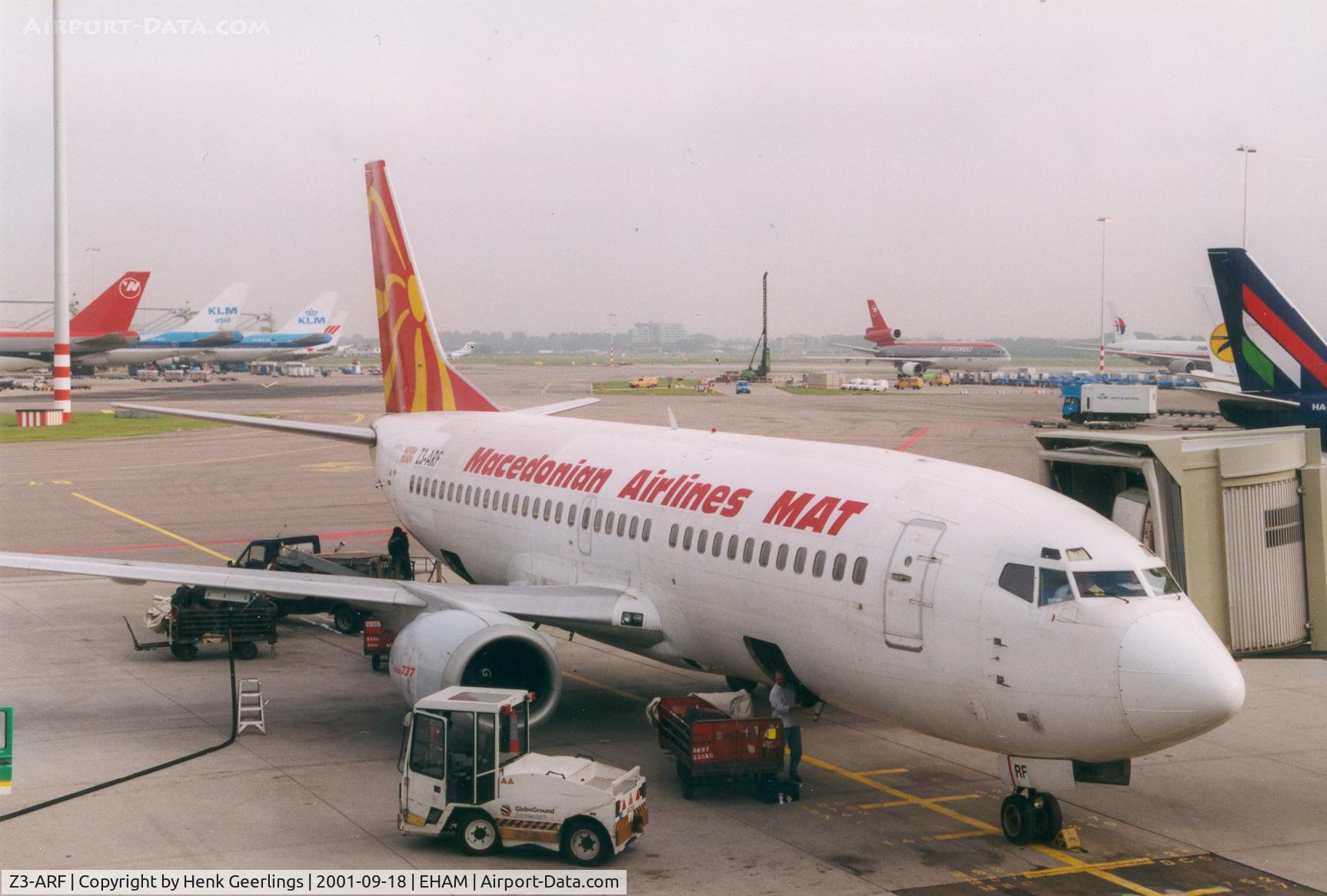 Z3-ARF, 1986 Boeing 737-3H9 C/N 23716/1321, MAT  Macedonian Airlines