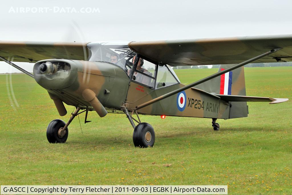 G-ASCC, 1962 Auster AOP.11 C/N B5/10/162, At 2011 LAA Rally