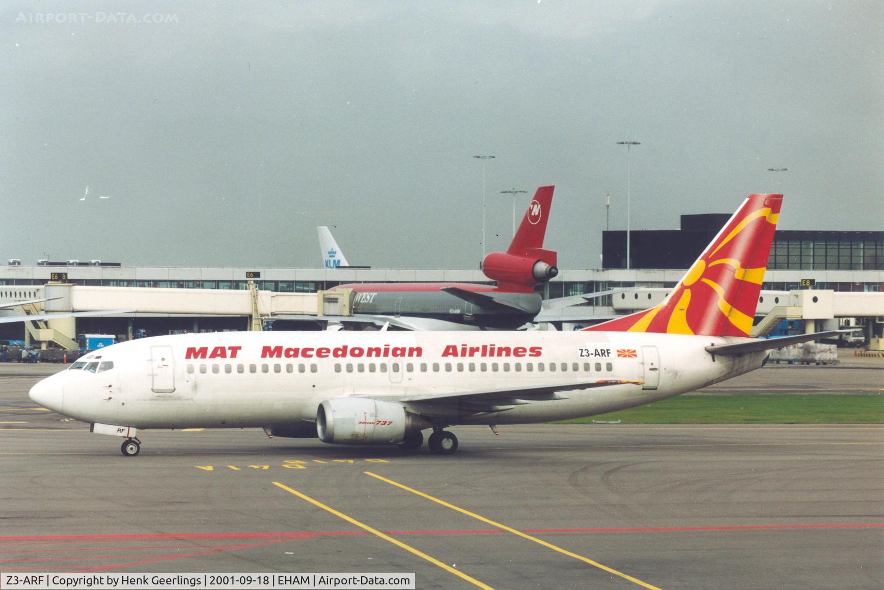 Z3-ARF, 1986 Boeing 737-3H9 C/N 23716/1321, MAT  Macedonian Airlines