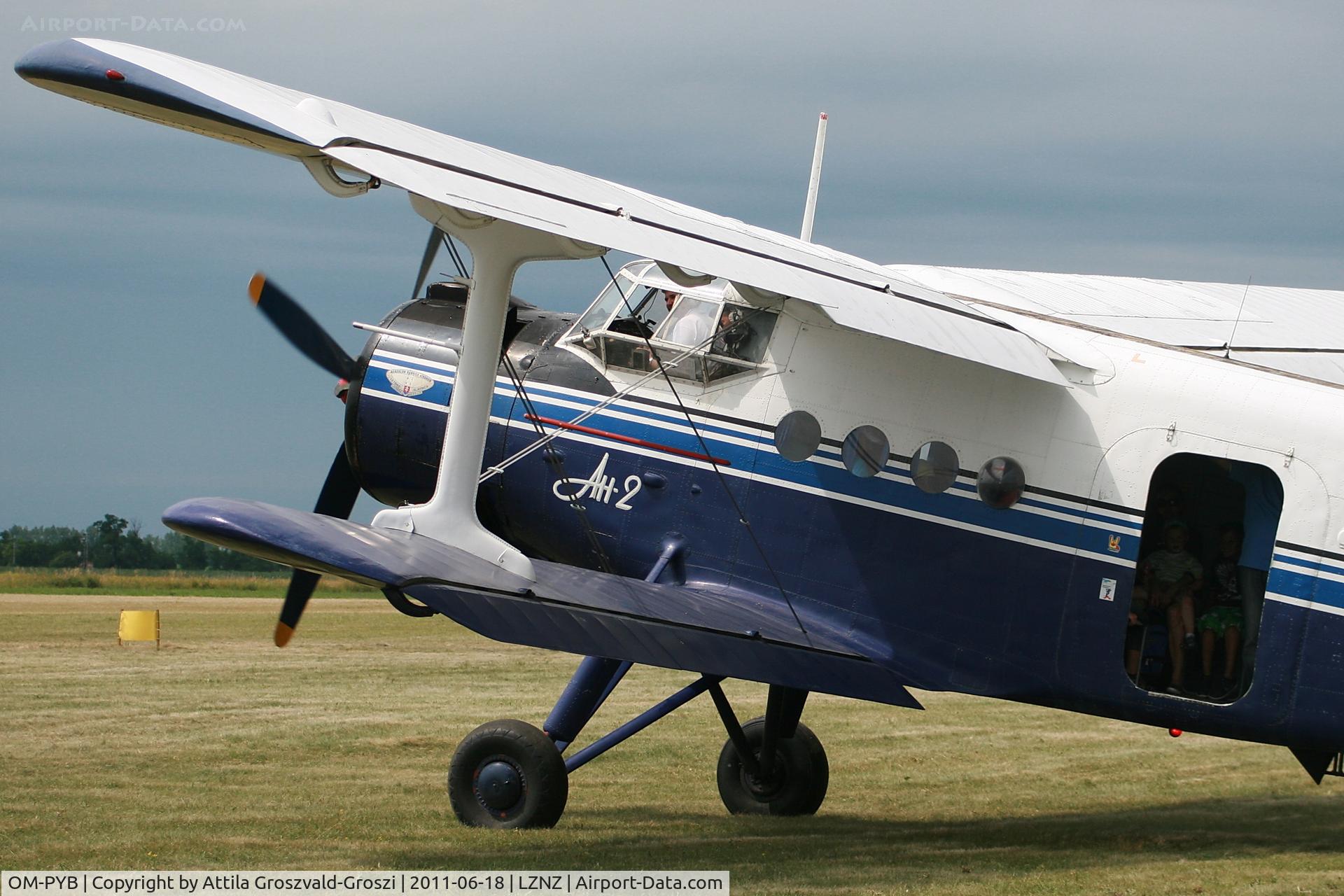 OM-PYB, 1961 Antonov An-2 C/N 115720, Nové Zámky Airport - Slovakia (Slovak Republik) SK