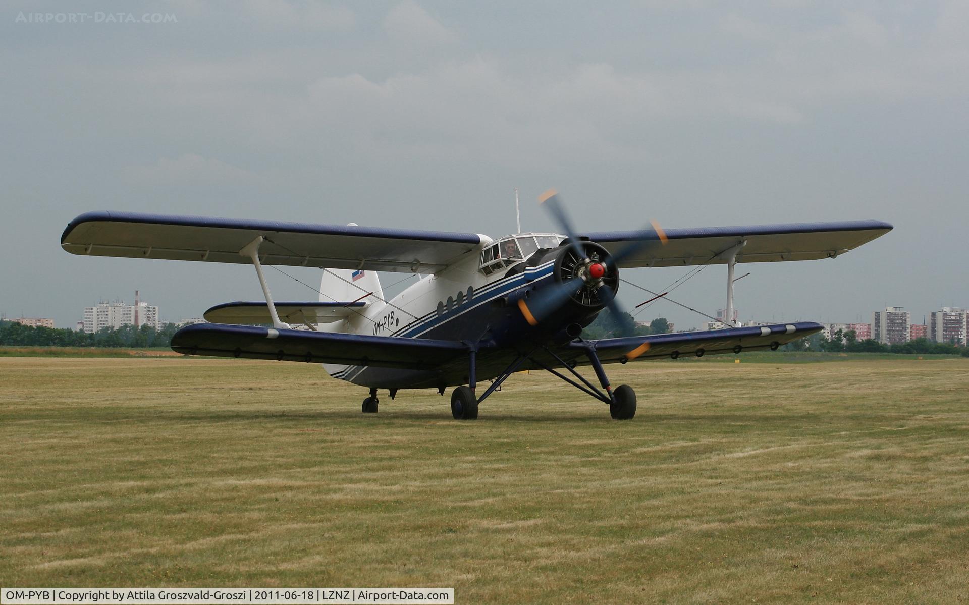 OM-PYB, 1961 Antonov An-2 C/N 115720, Nové Zámky Airport - Slovakia (Slovak Republik) SK