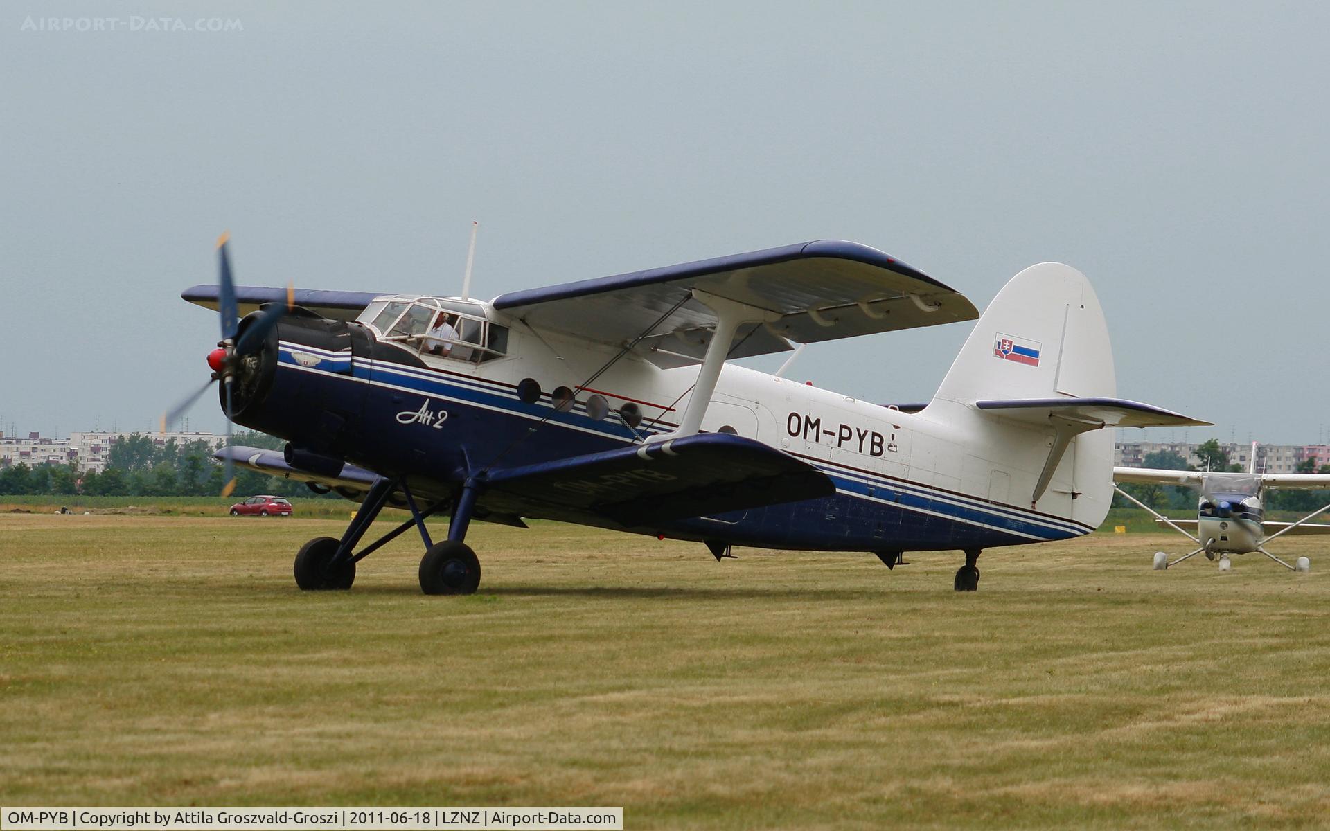 OM-PYB, 1961 Antonov An-2 C/N 115720, Nové Zámky Airport - Slovakia (Slovak Republik) SK