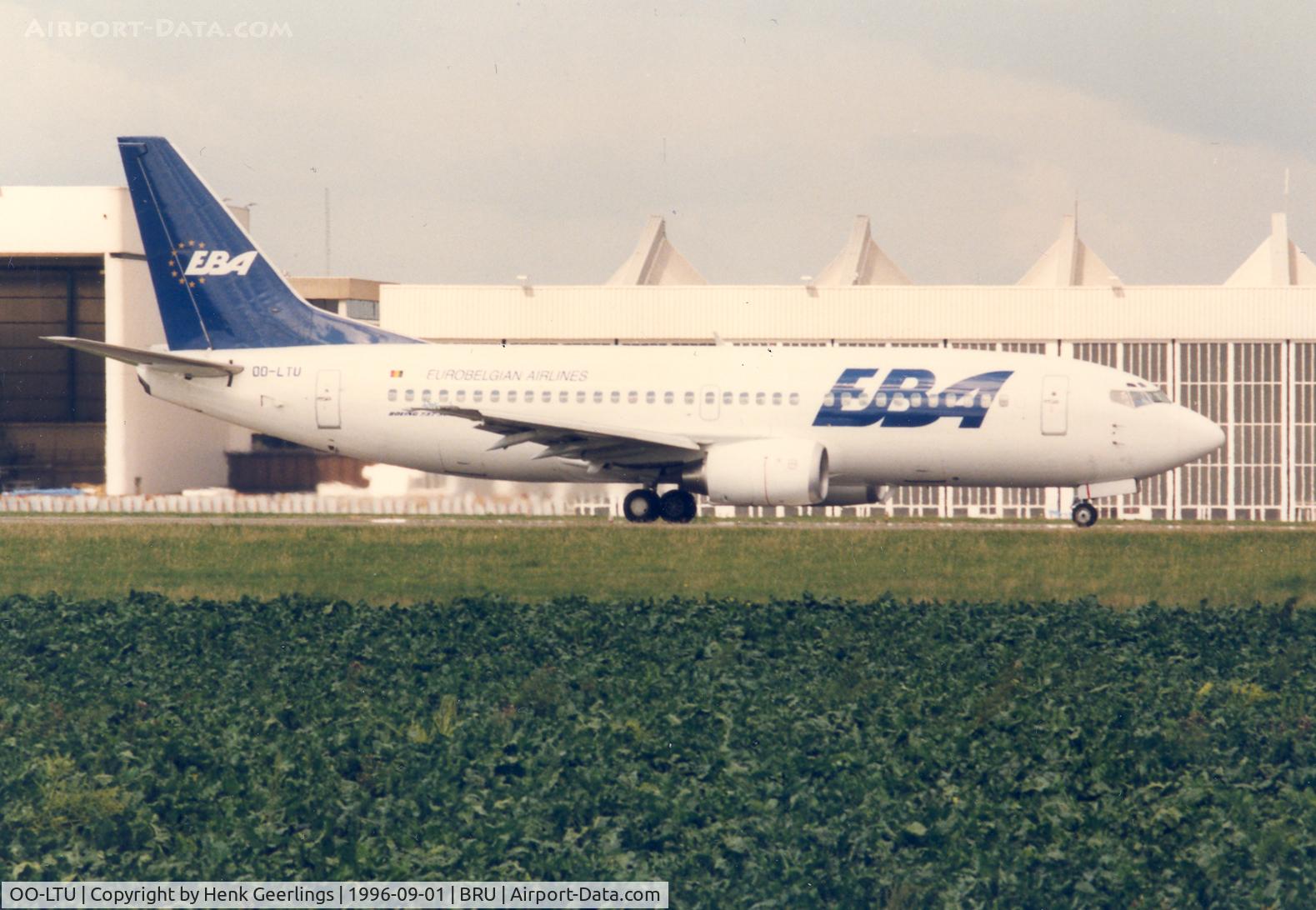 OO-LTU, 1995 Boeing 737-33A C/N 27455, EBA