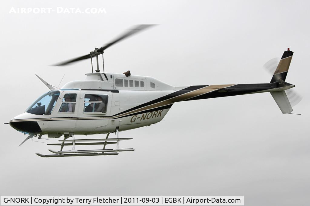 G-NORK, 1982 Bell 206B JetRanger III C/N 3615, A visitor to Sywell