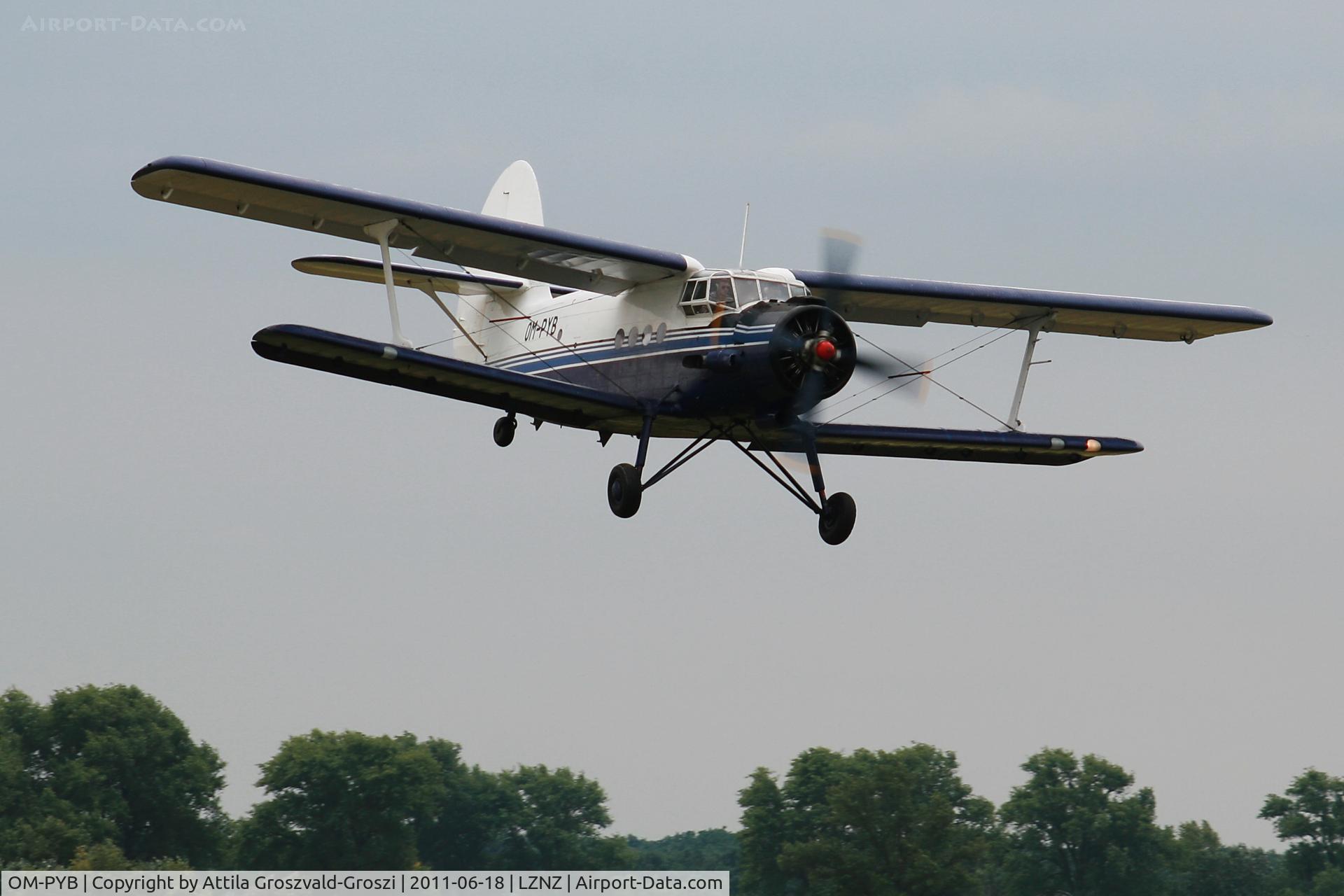 OM-PYB, 1961 Antonov An-2 C/N 115720, Nové Zámky Airport - Slovakia (Slovak Republik) SK