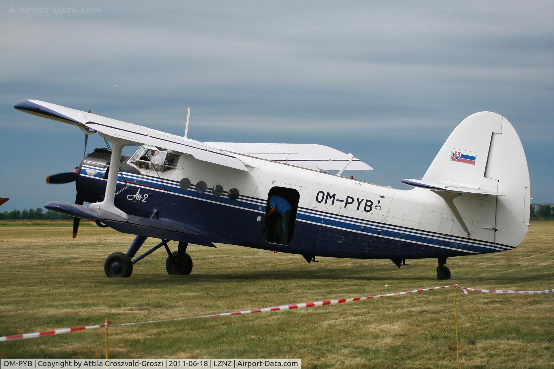 OM-PYB, 1961 Antonov An-2 C/N 115720, Nové Zámky Airport - Slovakia (Slovak Republik) SK