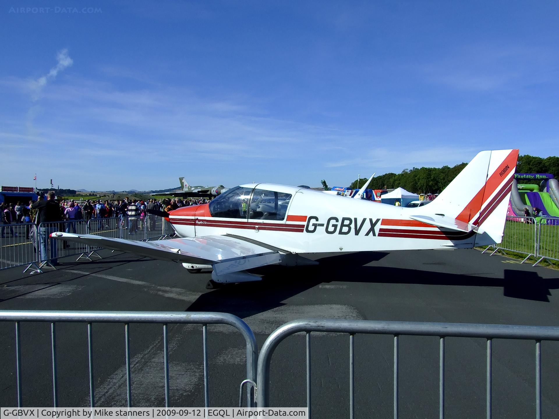 G-GBVX, 1979 Robin DR-400-120A C/N 1419, Leuchars based robin in the static display at Leuchars airshow 2009