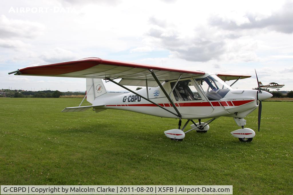 G-CBPD, 2003 Comco Ikarus C42 FB UK C/N PFA 322-13863, Ikarus C42 FB UK at Fishburn Airfield UK, August 2011,