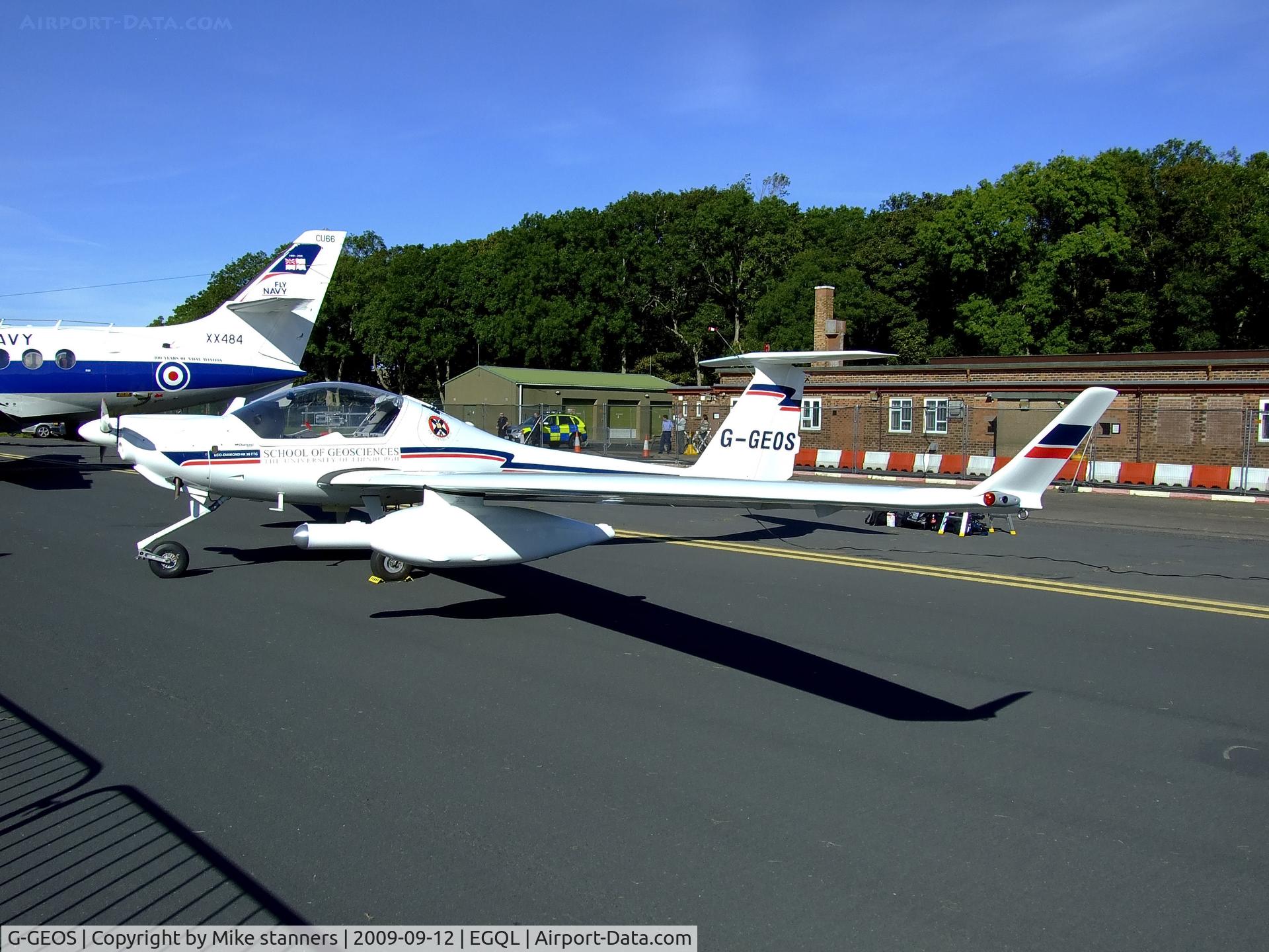 G-GEOS, 1998 Diamond HK-36TTC-ECO Super Dimona C/N 36582, Glenrothes  based HK-36TTC-ECO Super dimona
belonging to Edinburgh university