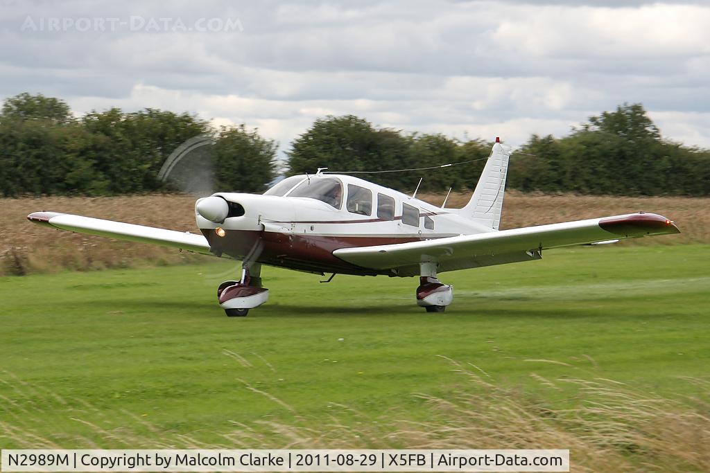 N2989M, 1977 Piper PA-32-300 Cherokee Six Cherokee Six C/N 32-7840062, Piper PA-32-300 Cherokee Six at Fishburn Airfield, UK, August 2011.