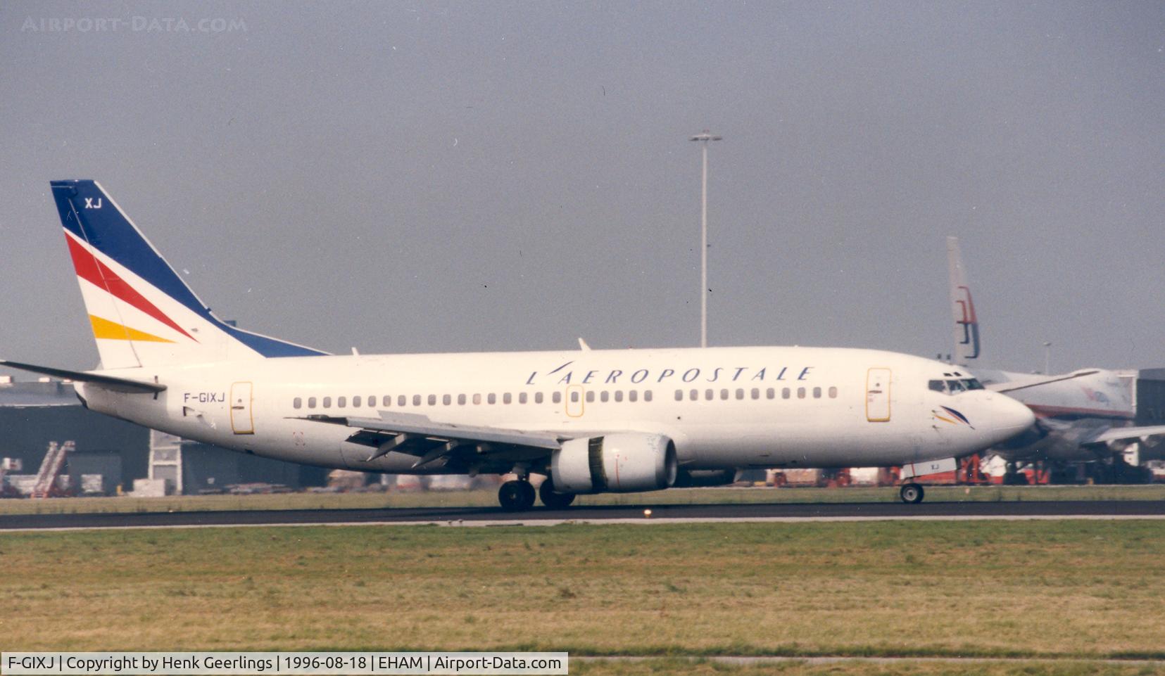 F-GIXJ, 1987 Boeing 737-3Y0 C/N 23685, L'Aeropostale