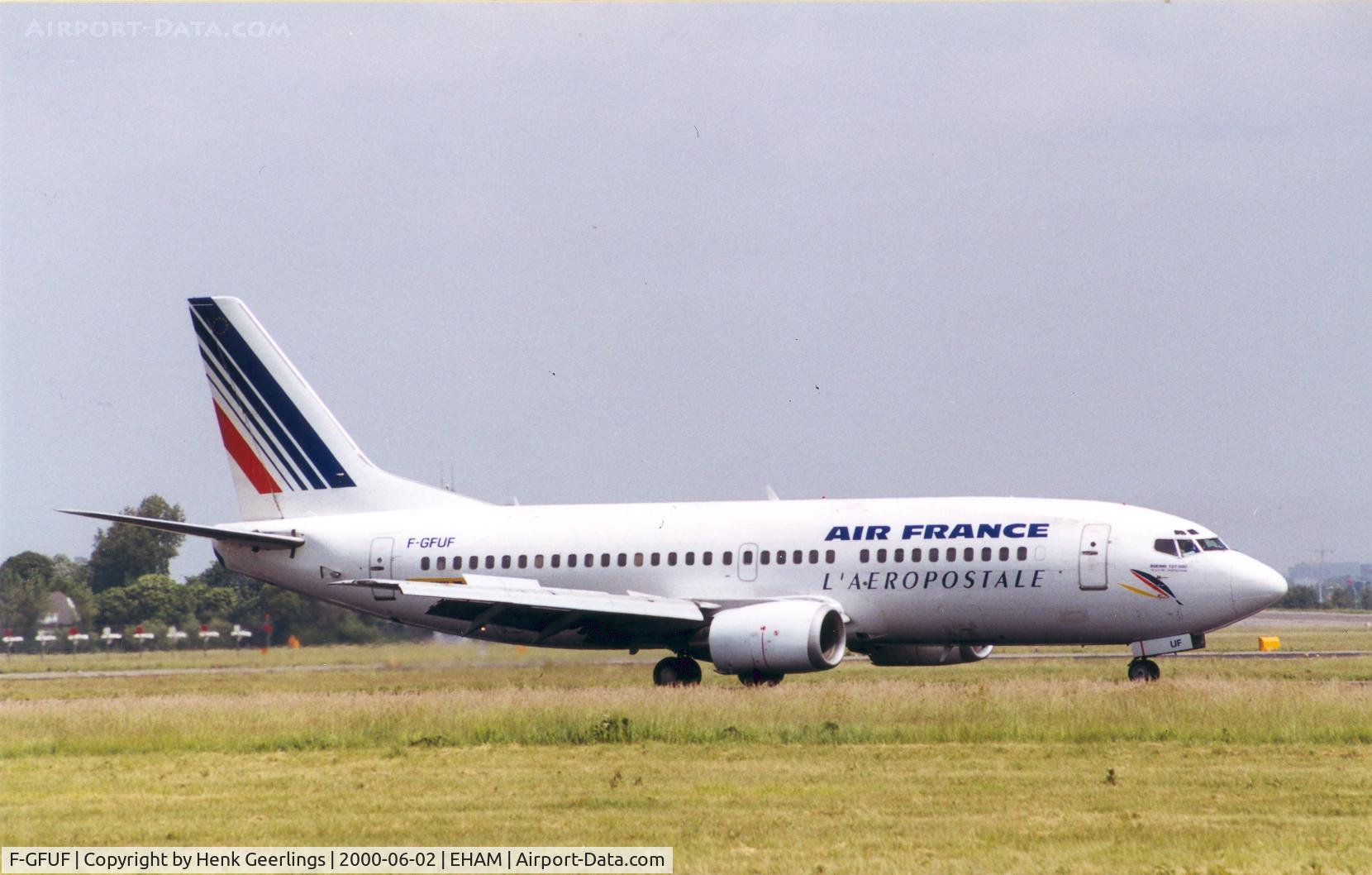 F-GFUF, 1989 Boeing 737-3B3QC C/N 24388, Air France L 'Aeropostale