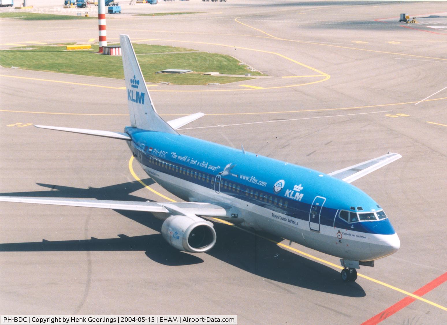 PH-BDC, 1986 Boeing 737-306 C/N 23539, KLM ; Spcl title : The world is just a click away 