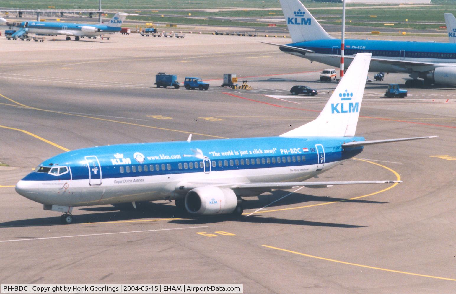 PH-BDC, 1986 Boeing 737-306 C/N 23539, KLM ; Spcl title : The world is just a click away 