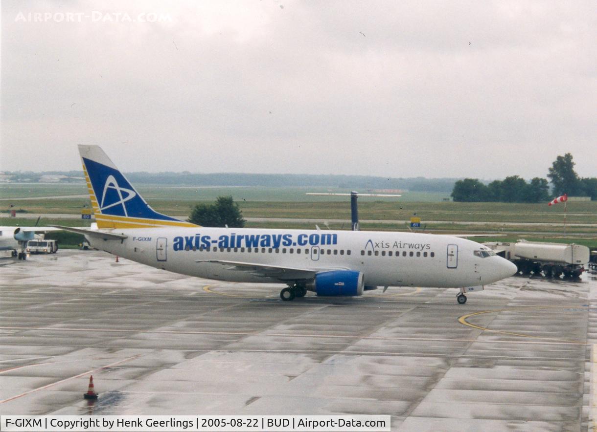 F-GIXM, 1991 Boeing 737-36EQC C/N 25159/2068, Axis airways