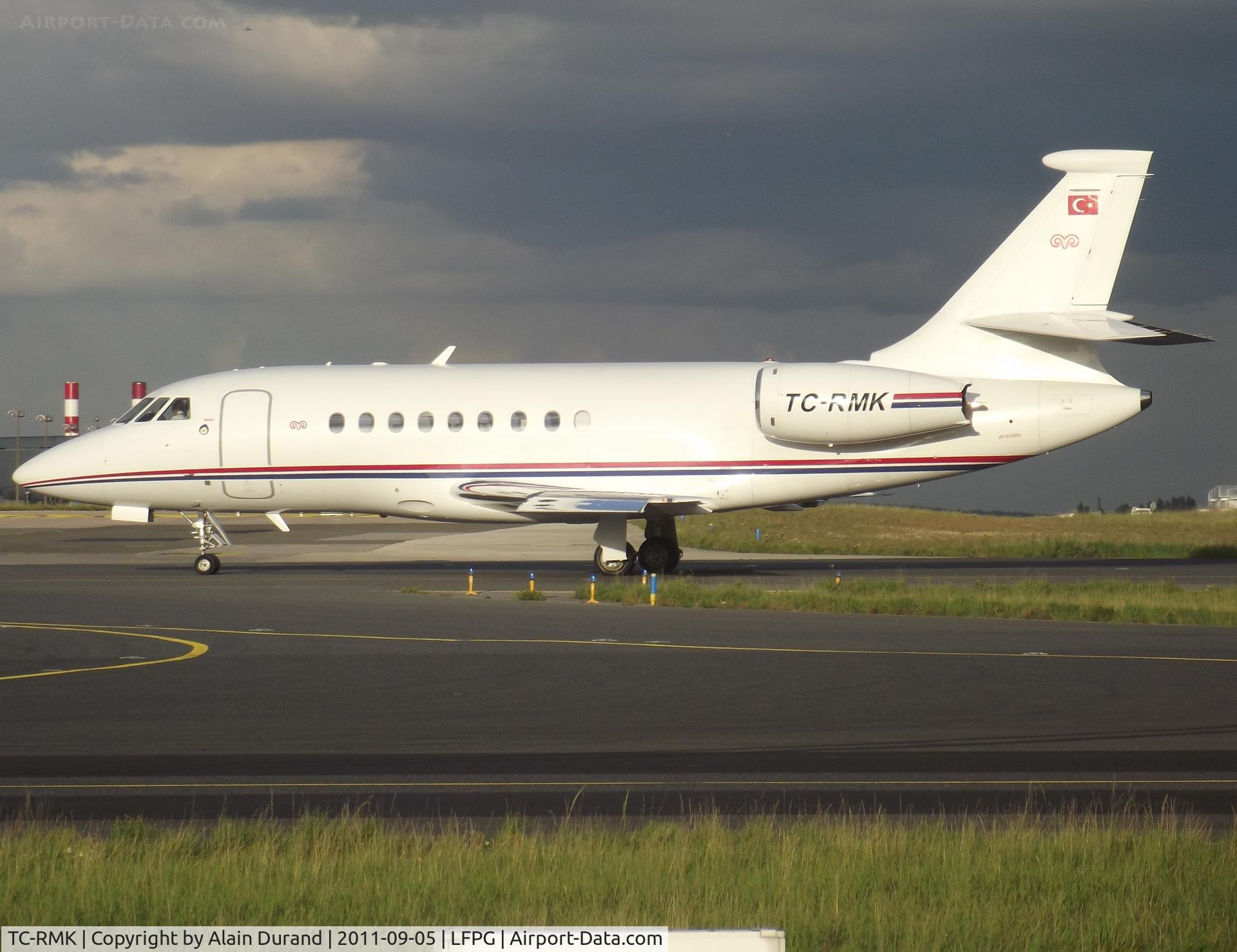 TC-RMK, 2001 Dassault Falcon 2000 C/N 157, operated by SetAir, came up as one of the day's good surprises