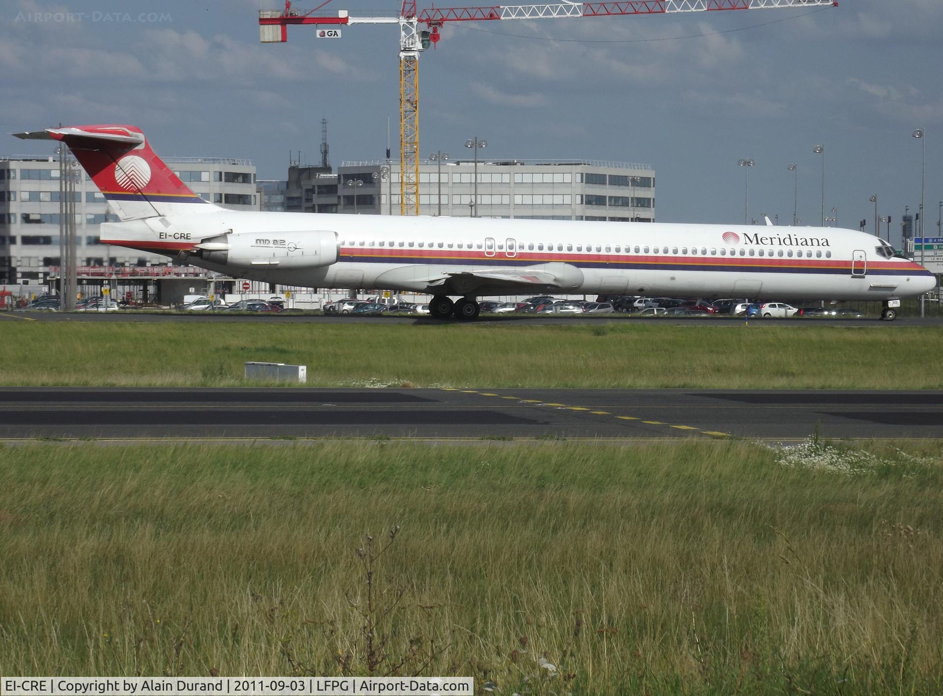 EI-CRE, 1989 McDonnell Douglas MD-83 (DC-9-83) C/N 49854, all configurated to accomodate 165 passengers in a single-class cabin layout, no fewer than 15 