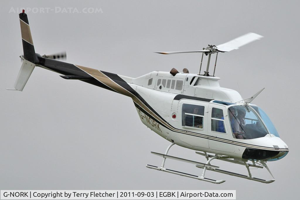 G-NORK, 1982 Bell 206B JetRanger III C/N 3615, Visitor to Sywell