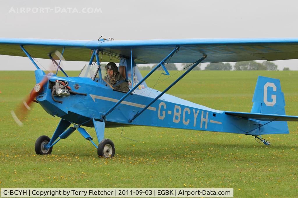 G-BCYH, 1976 Slingsby T-31 Cadet Motor Glider III C/N PFA 1568, At 2011 LAA Rally