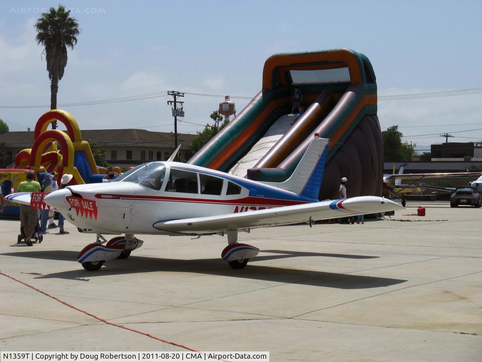 N1359T, 1972 Piper PA-28-180 Cherokee C/N 28-7205288, 1972 Piper PA-28-180 CHEROKEE, Lycoming O&VO-360 180 Hp. Not an ARCHER-their SerNos started with 28-7305001- for 1973 model year. Aircraft is FOR SALE.