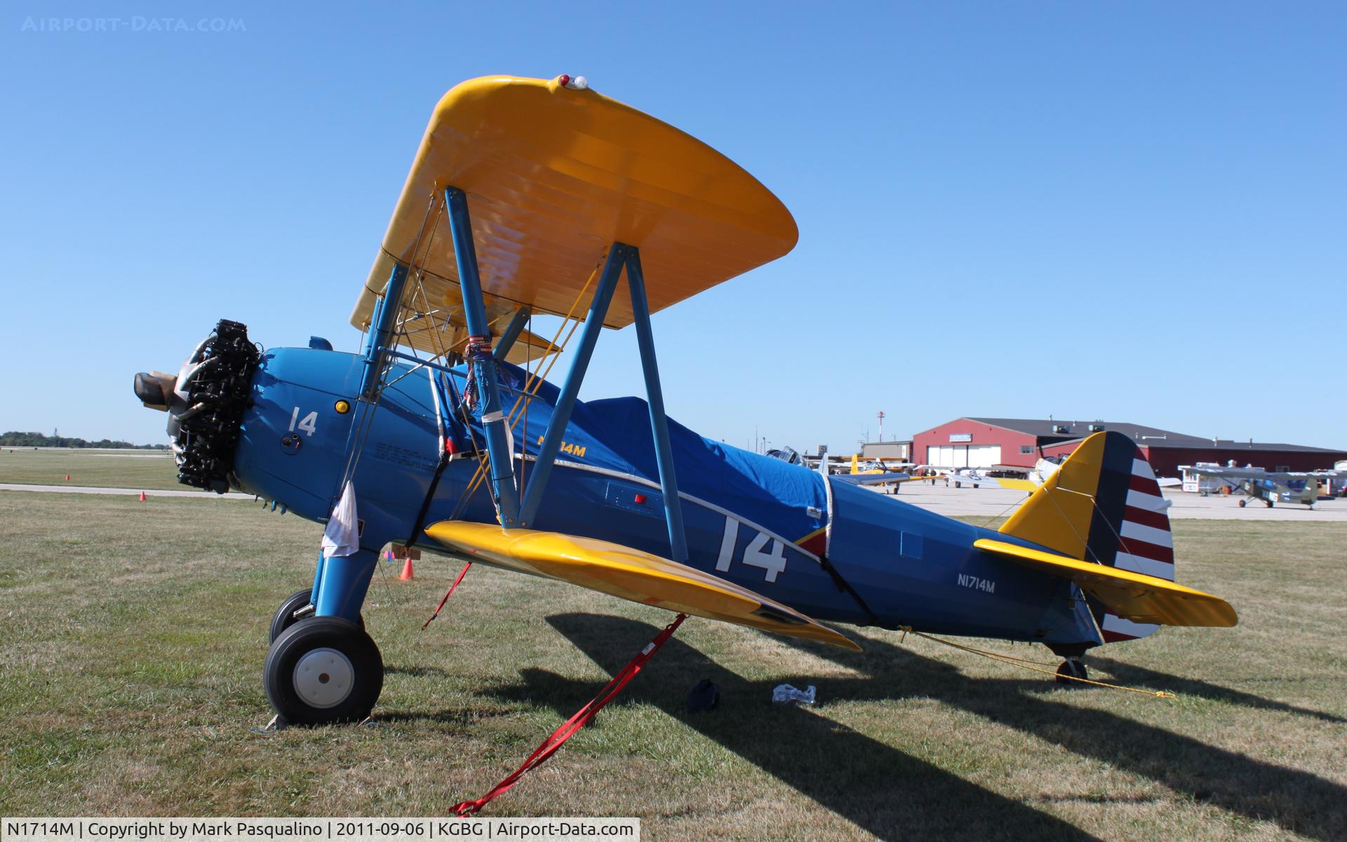 N1714M, 1951 Boeing E75 C/N 75-8666, Stearman