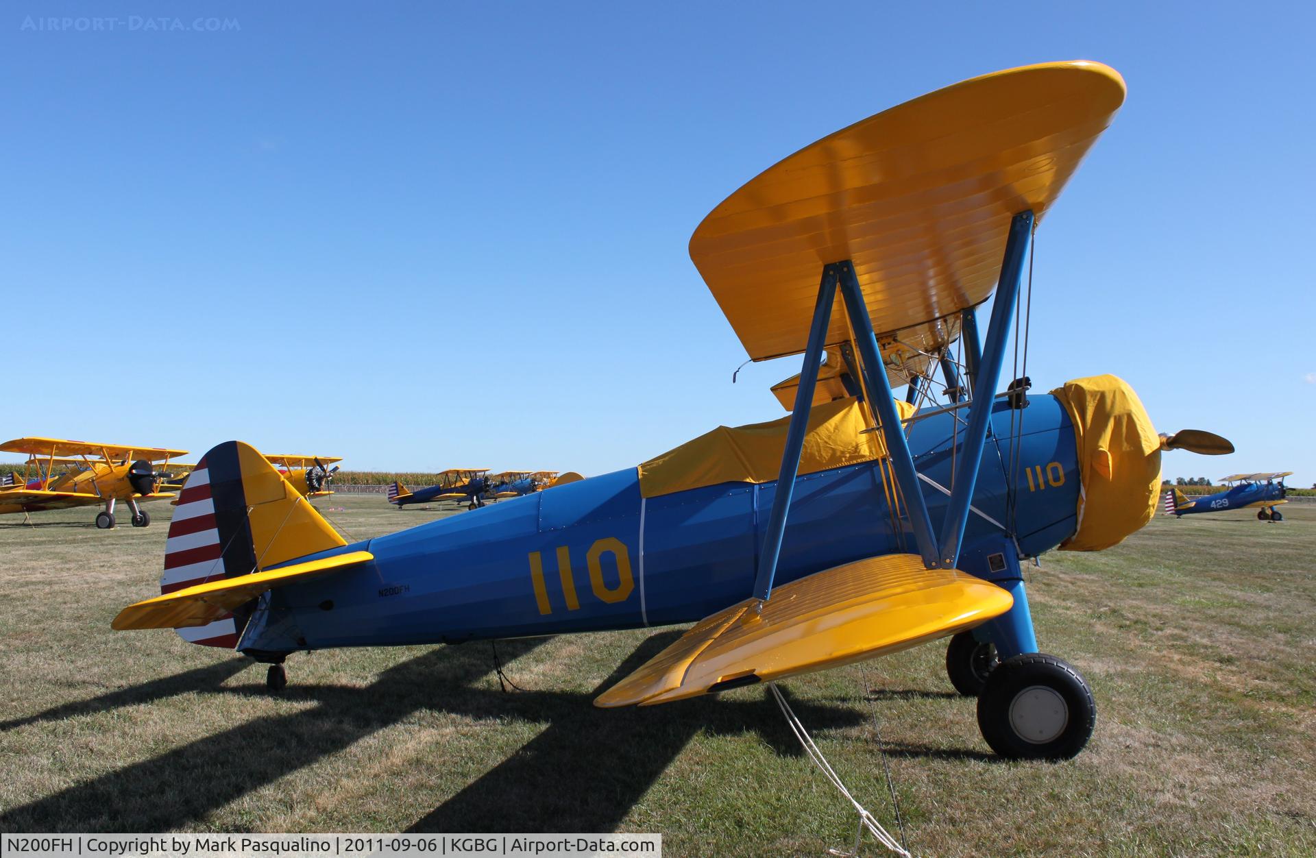 N200FH, 1941 Boeing A75N1 (PT-17) C/N 75-2143, Stearman