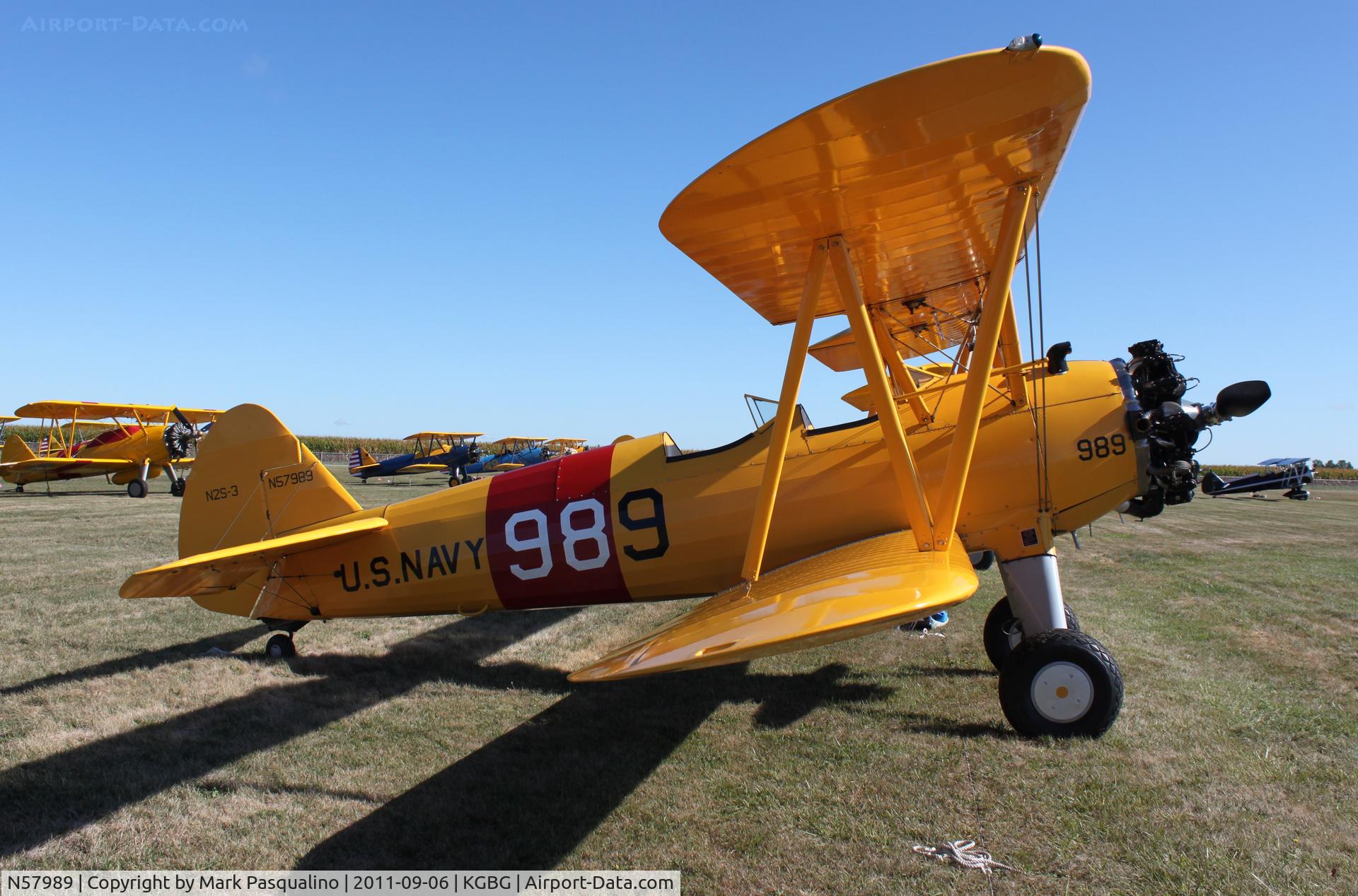 N57989, Boeing A75N1(PT17) C/N 75-3729, Stearman